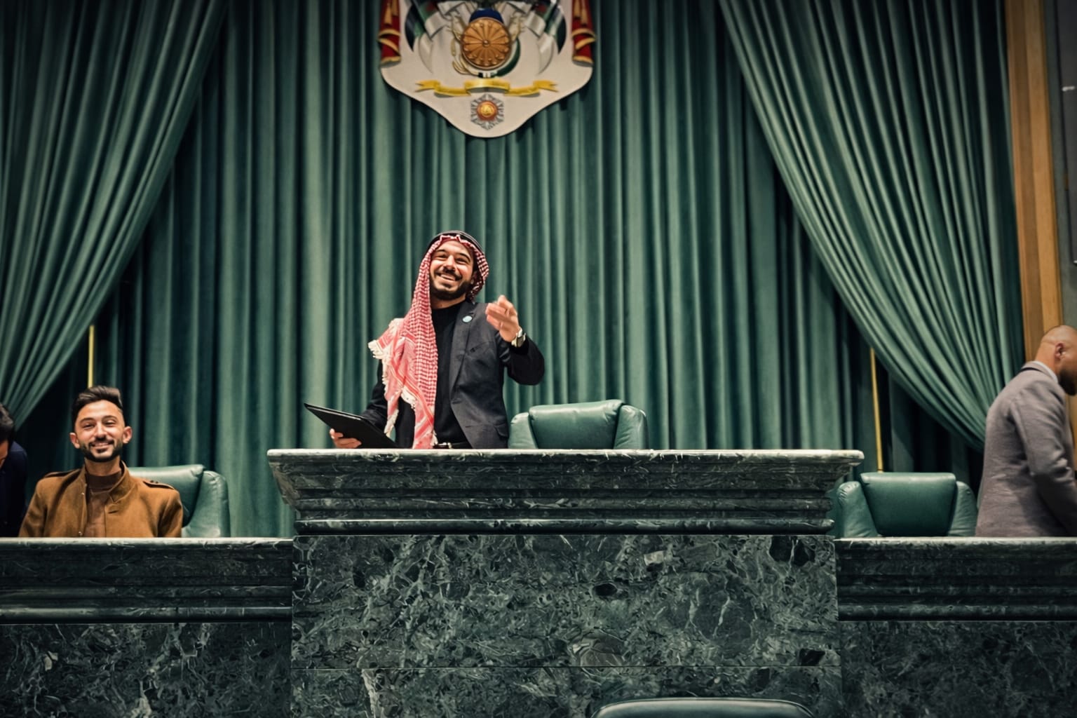 من داخل قبة البرلمان الاردني